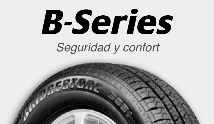 B series banner Bridgestone
